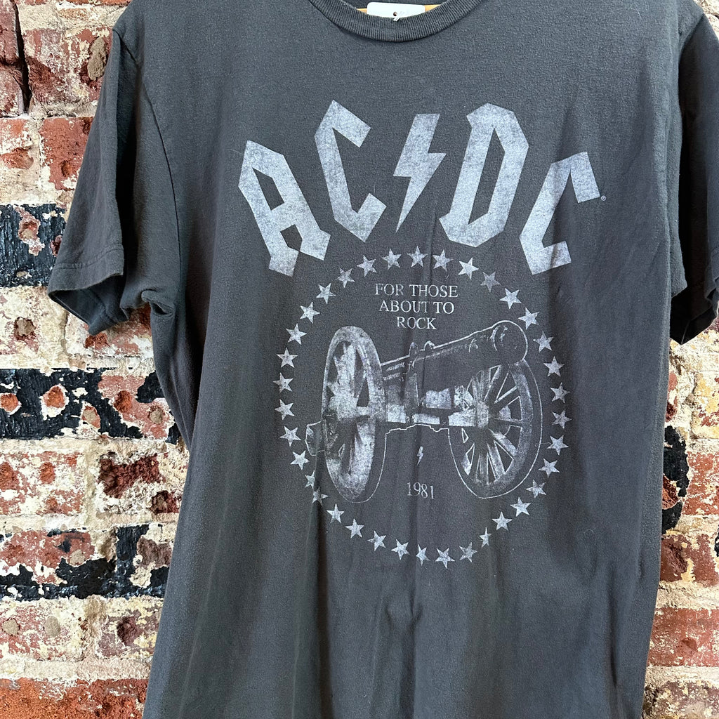 AC/DC Large Gray S/S T-Shirt