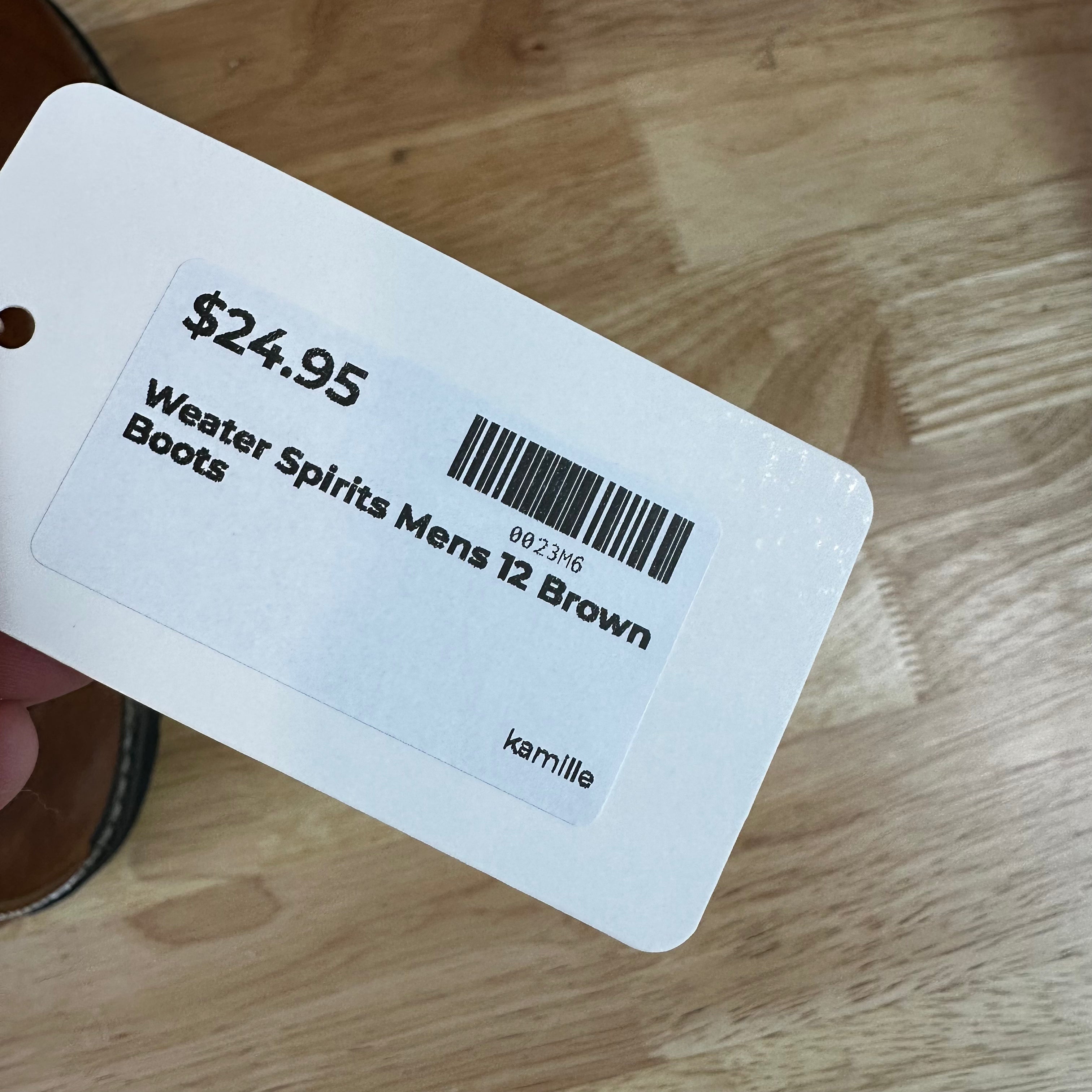 Weather Spirits Insulated Leather Rubber Outdoor/Work Lace up Boots Mens Size 12