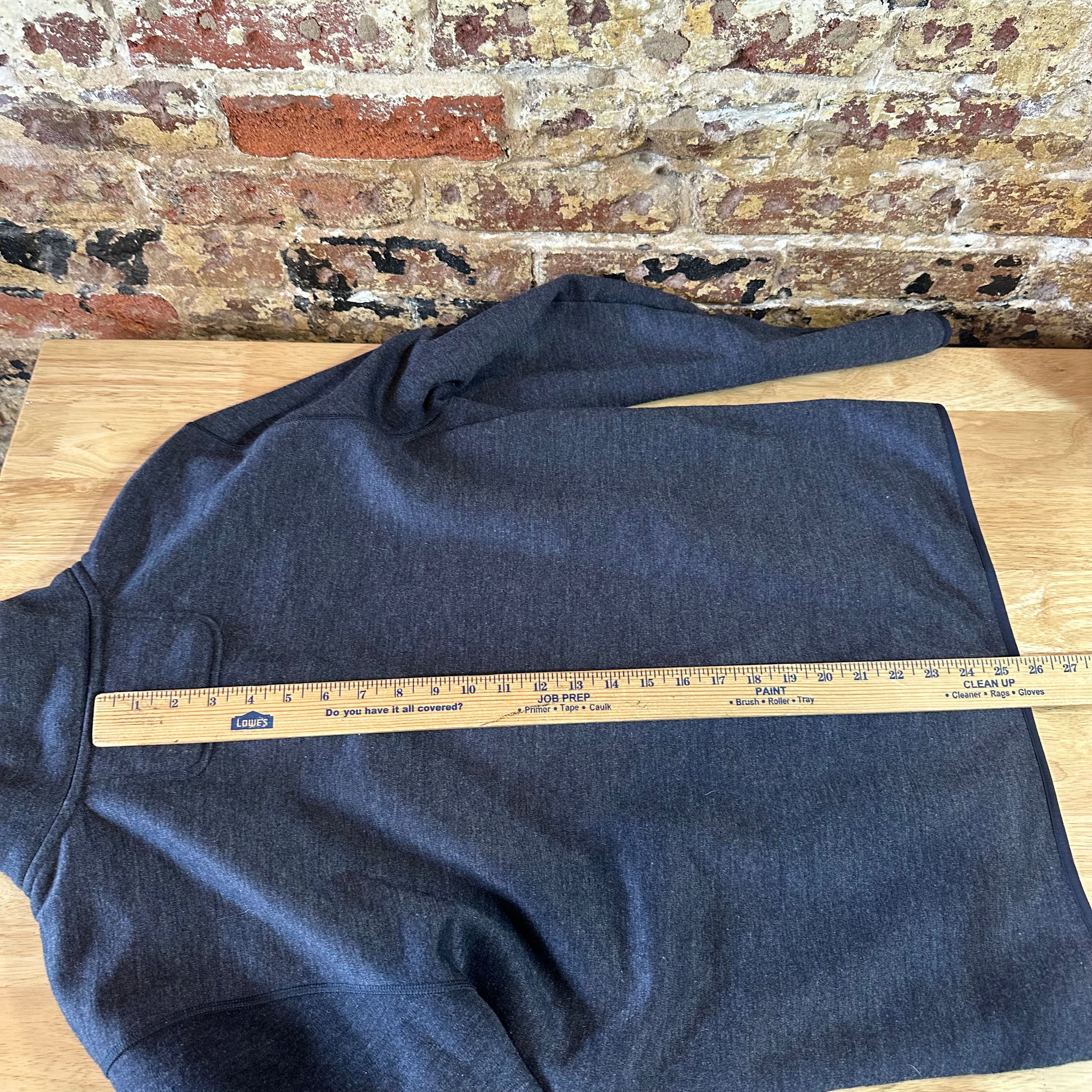North Face Men's Large 1/4 Snap Blue