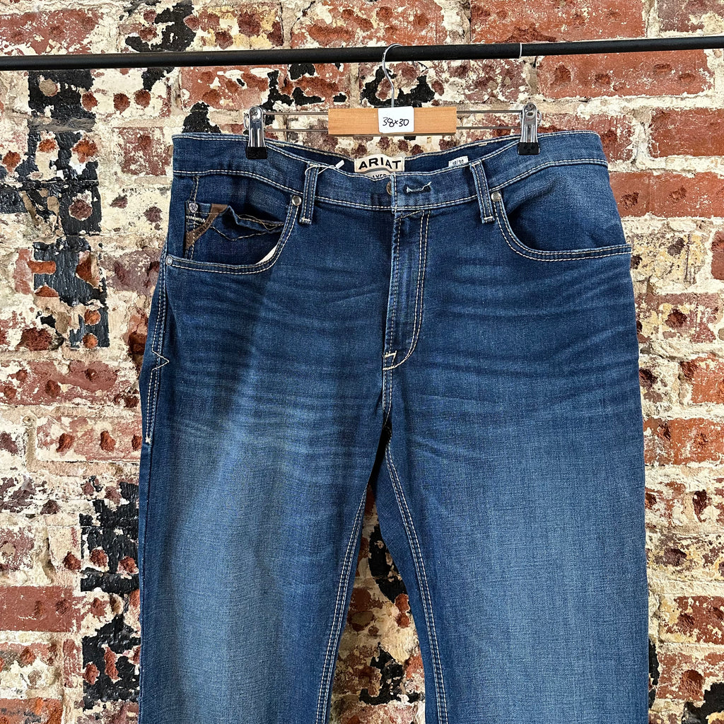 Ariat M4 Mens 38x30 Blue Jeans