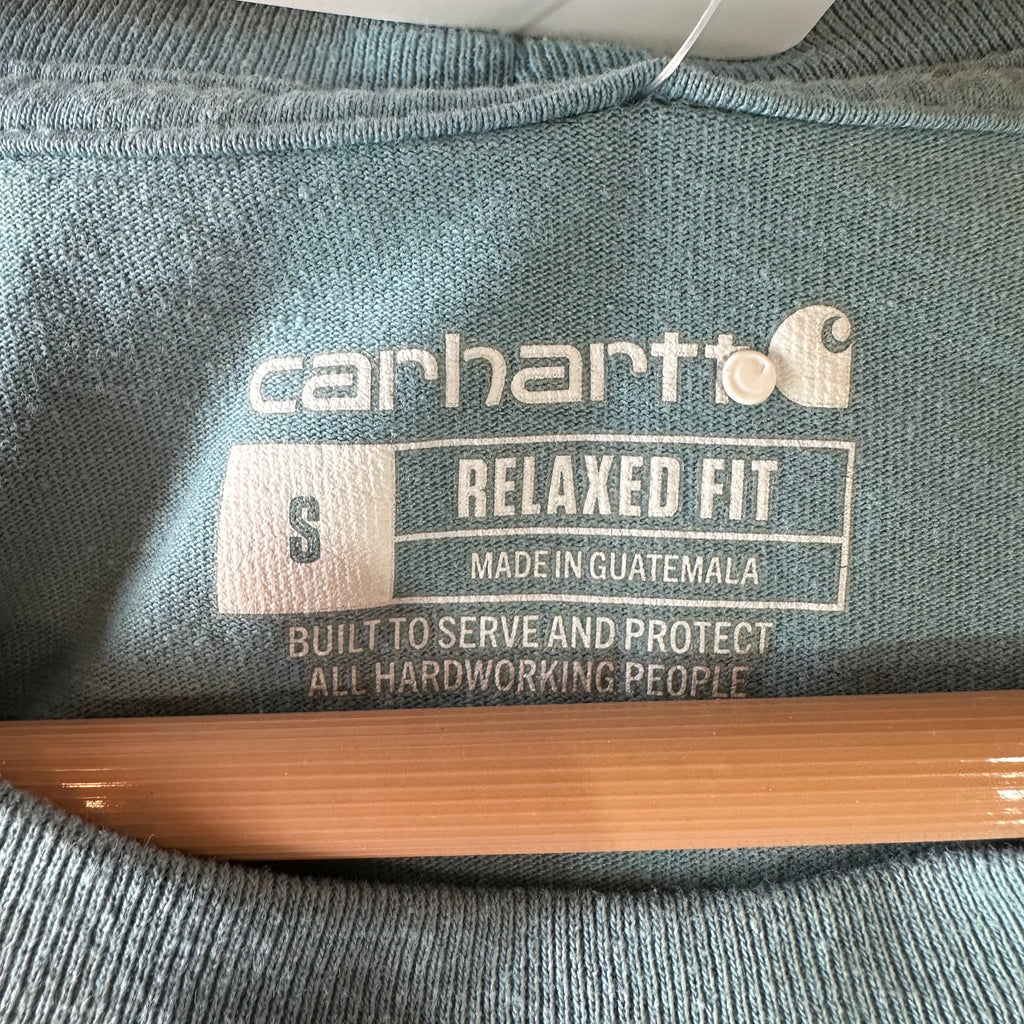 Carhartt Archive Edition Graphic T Shirt Size Men’s Small Relaxed Fit Blue