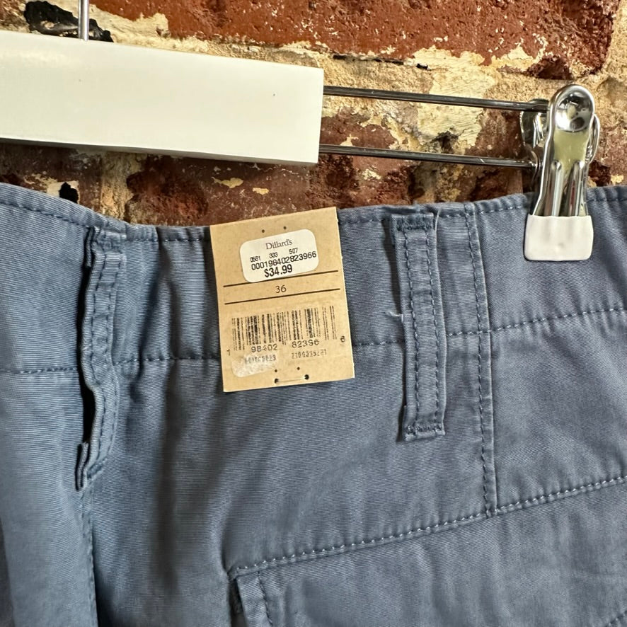 Levi's Shorts Mens 36 Cargo Blue Hiking Camping Levis NEW