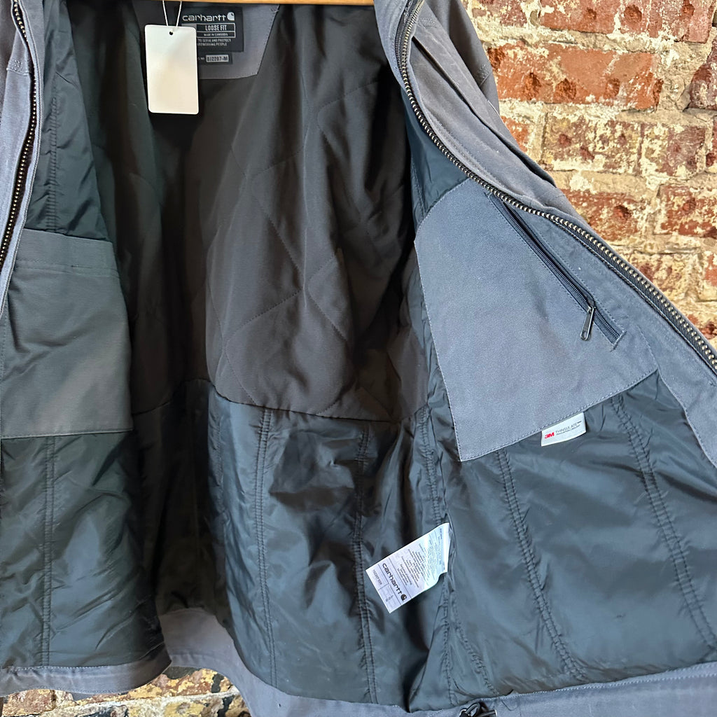 Carhartt Mens Large Gray Full Swing Jacket