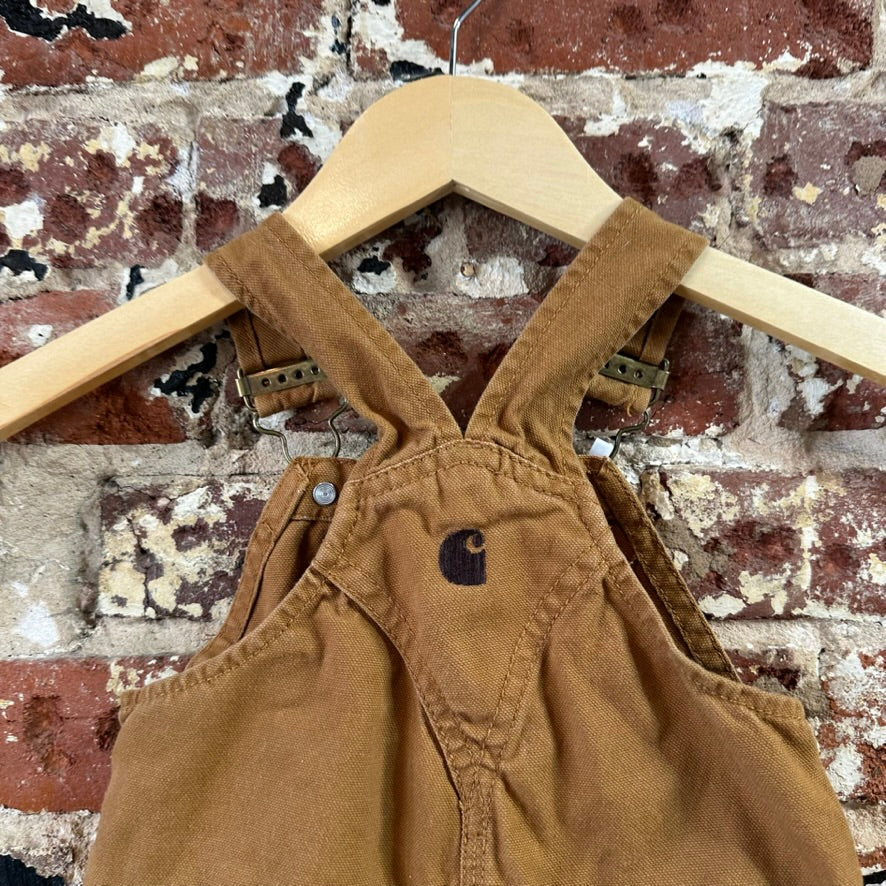 Carhartt Brown Bibs Boys 9M