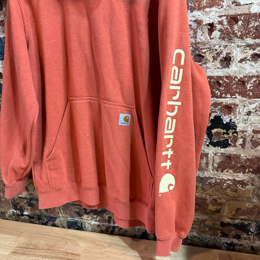 Carhartt Men's Large Orange Hoodie