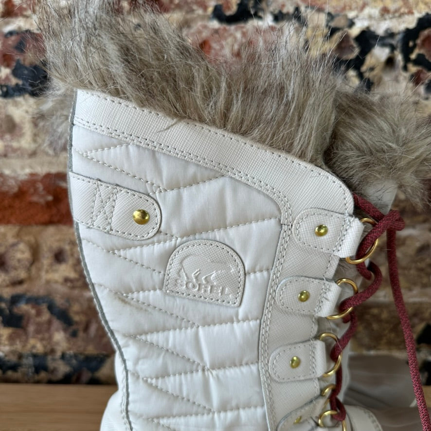 Sorel Tofino II Winter Womens Waterproof Boot Tan White Size 8