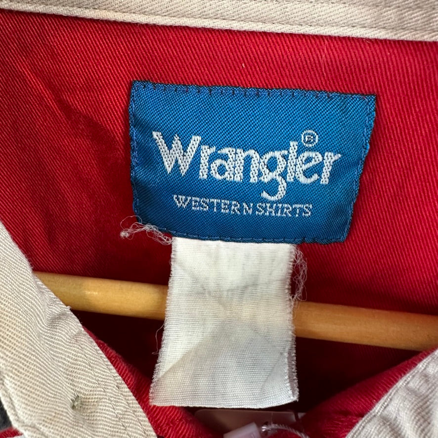 Wrangler Mens XL L/S Button Up