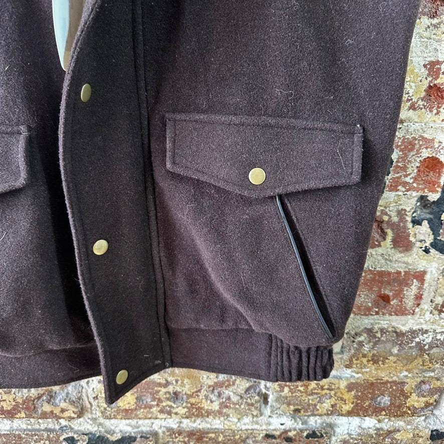 WALLS Western Snap Zip Closure Vest Mens Sz Small Fleece Cowboy