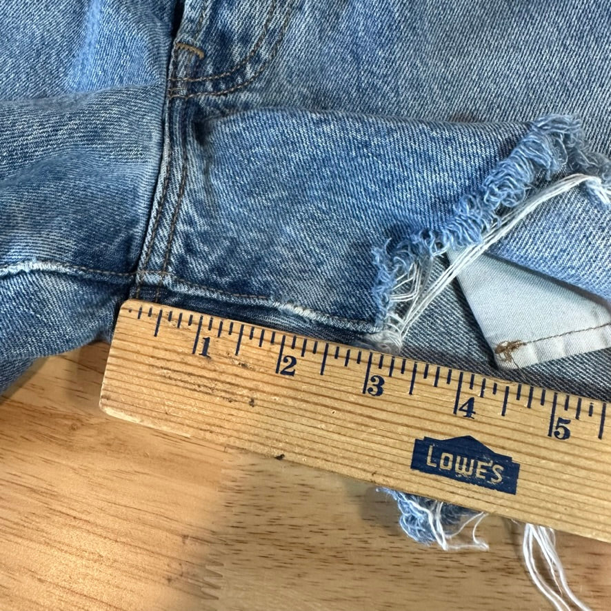 Levi's Cut Off Denim Jean Shorts Womens 28 Distressed