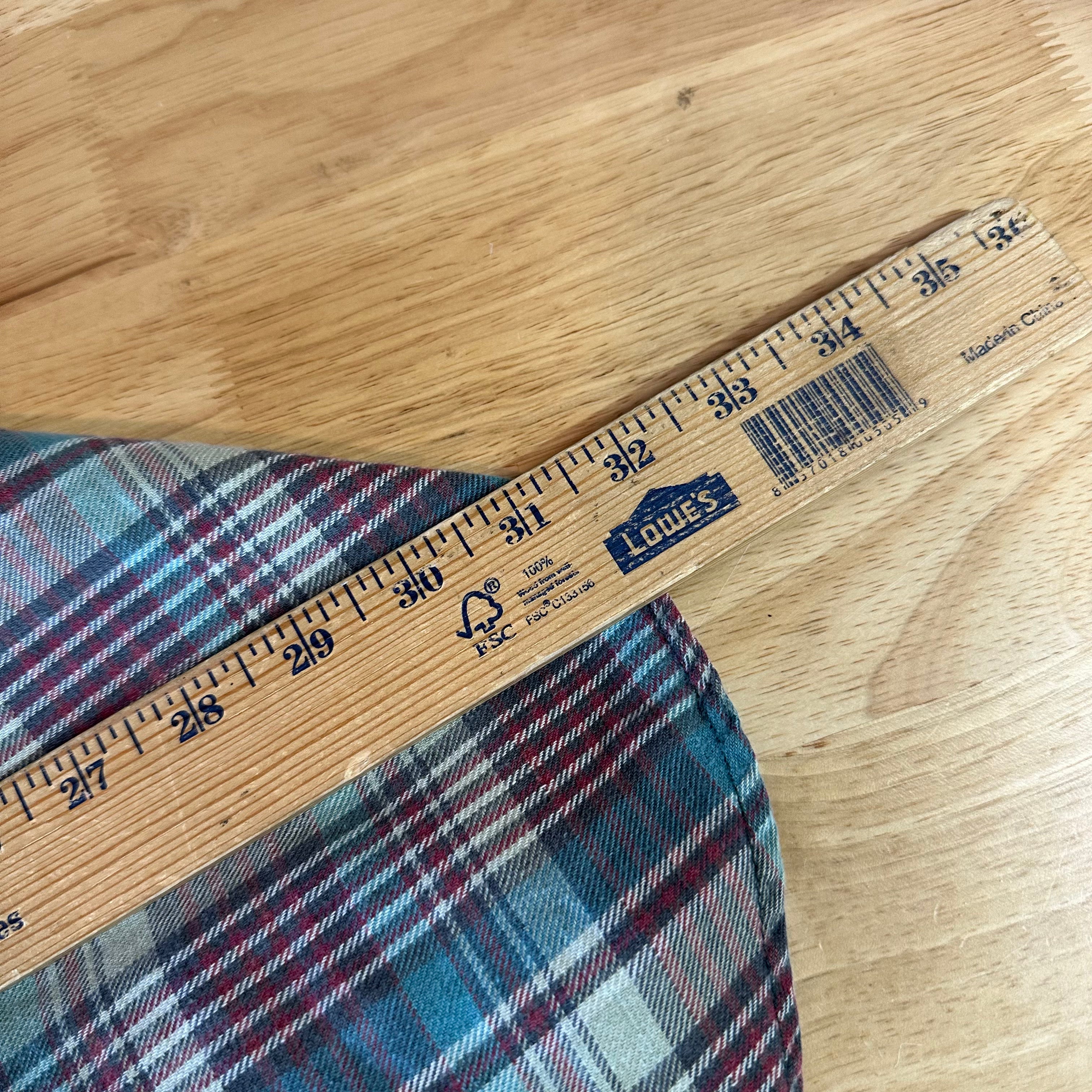 VTG Outlaw Mens XL L/S Western Flannel Shirt