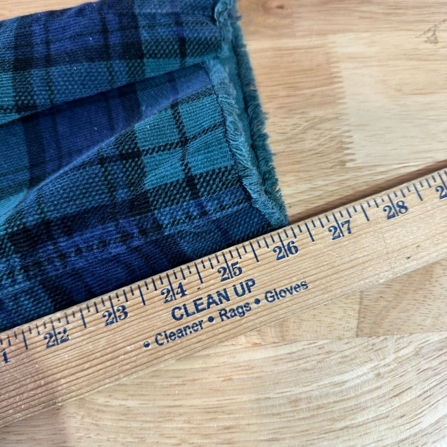 Vineyard Vines Straight Crop Women’s 33 Corduroy Pants Plaid Blue Green Holiday