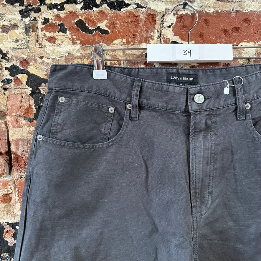 Lucky Mens 34 Black Shorts NEW