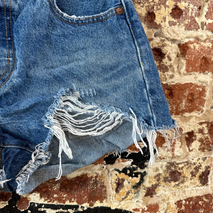Levi's Cut off Jean Shorts Womens 25