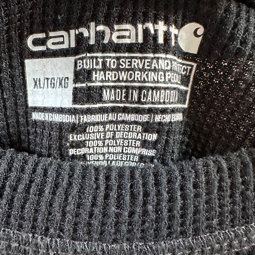 Carhartt Force Men's XL Long Sleeve T Shirt Black