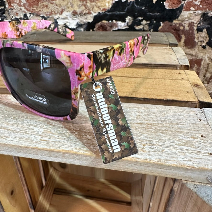 Outdoorsman Pink Camo Sunglasses