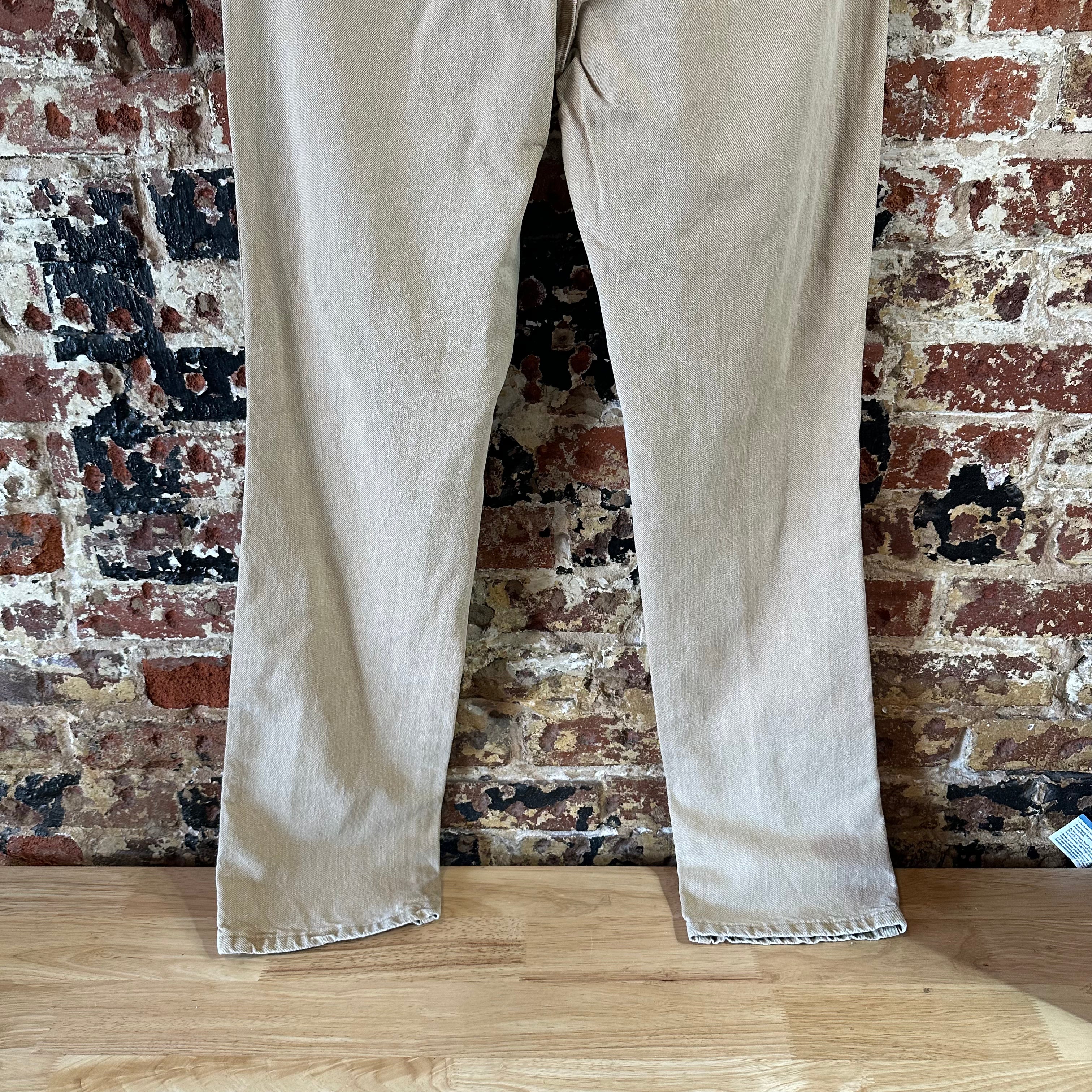 Wrangler Mens 32x34 Tan Jeans