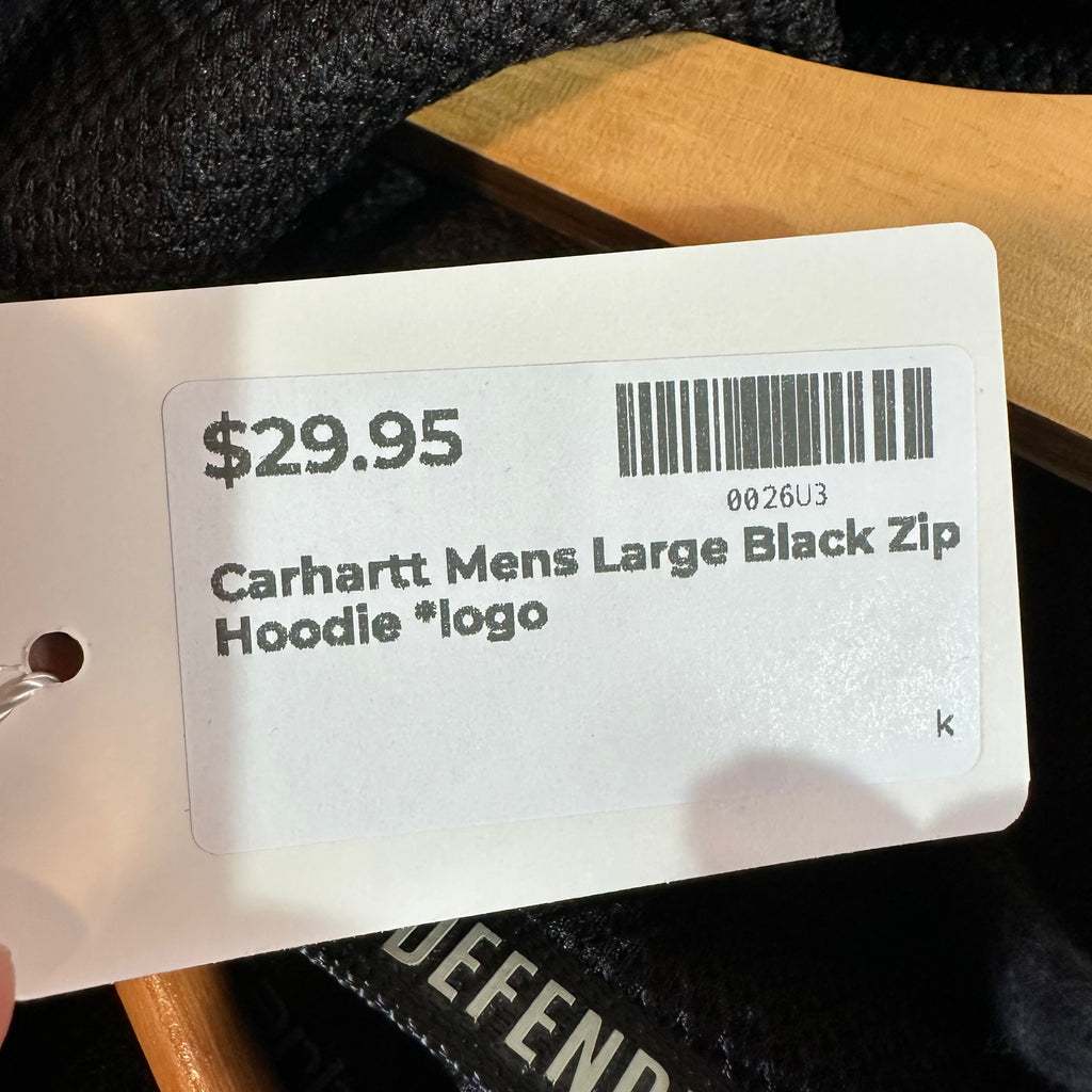 Carhartt Men's Large Black Hoodie