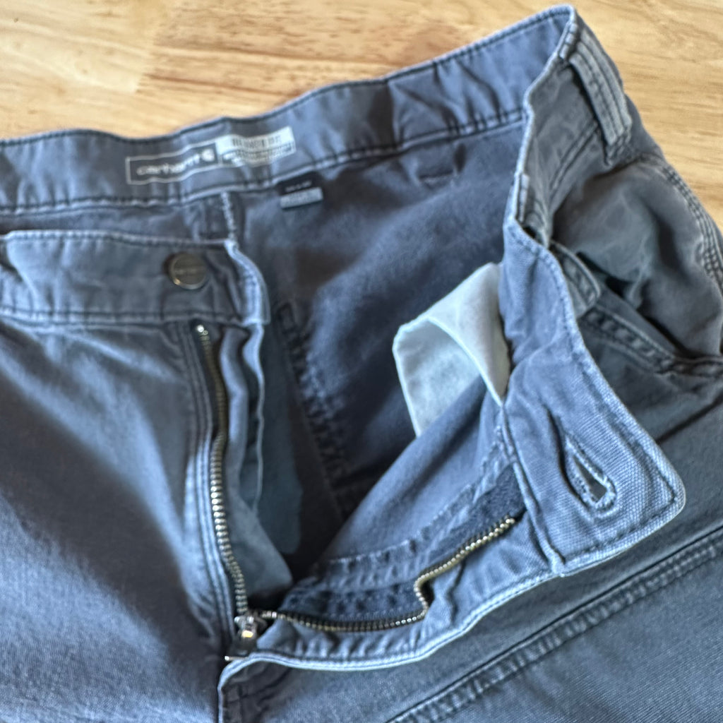 Carhartt Mens 34x32 Gray Pants