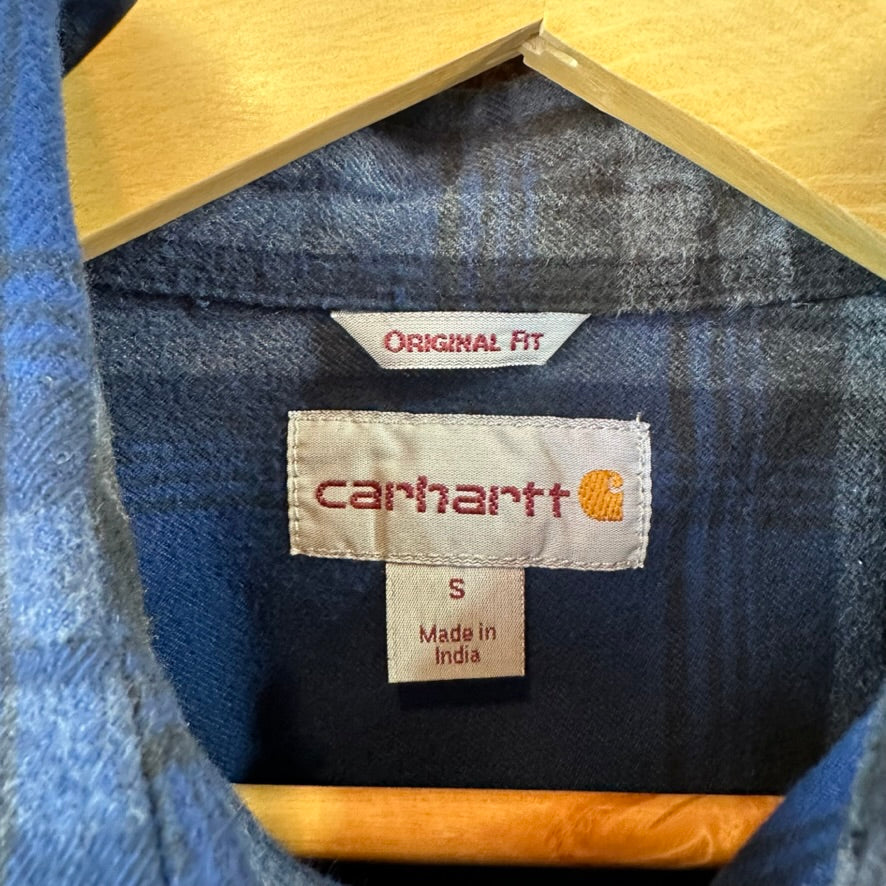Carhartt Button Up Shirt Mens Small Flannel