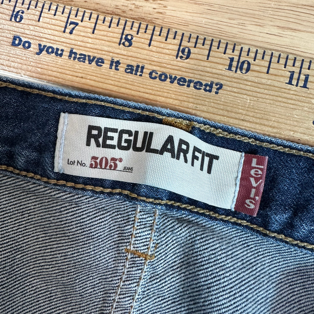 Levi's 505 Mens 36x30 Blue Jeans