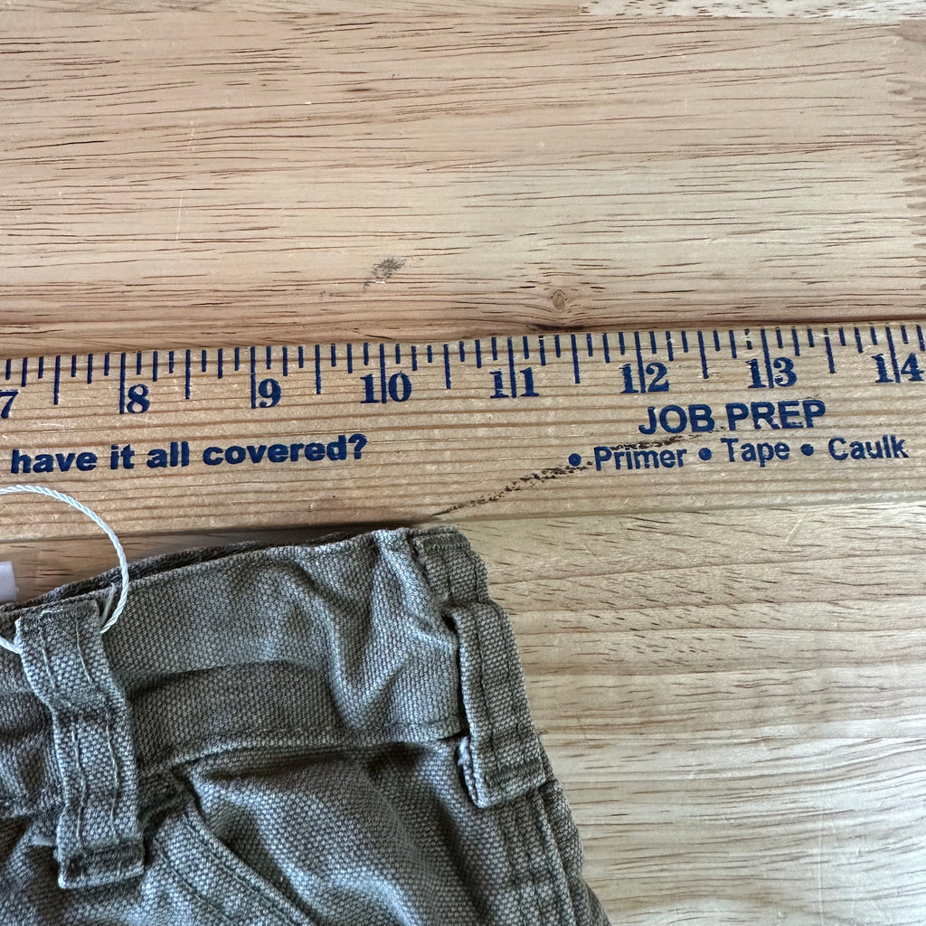 Carhartt Boys Size 6 Carpenter Pants Green 21x19"