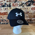 Under Armour UA Men's Black w/White logo Classic Fit L/XL Cap Hat NWT