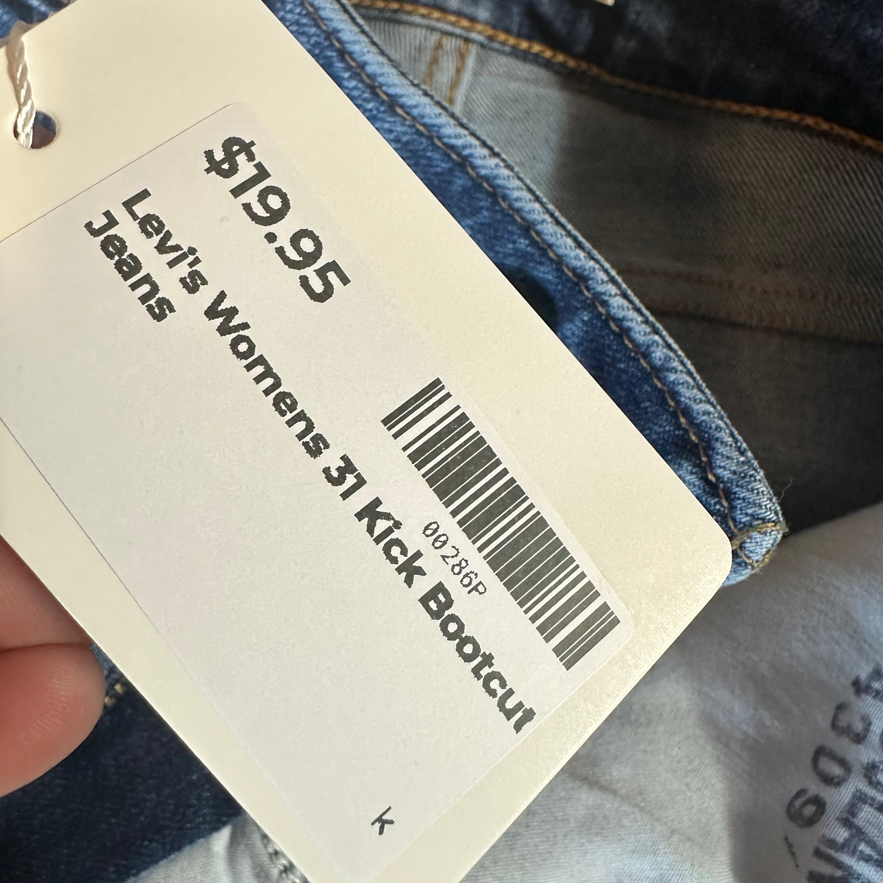 Levi's Womens 31 Kick Bootcut Jeans