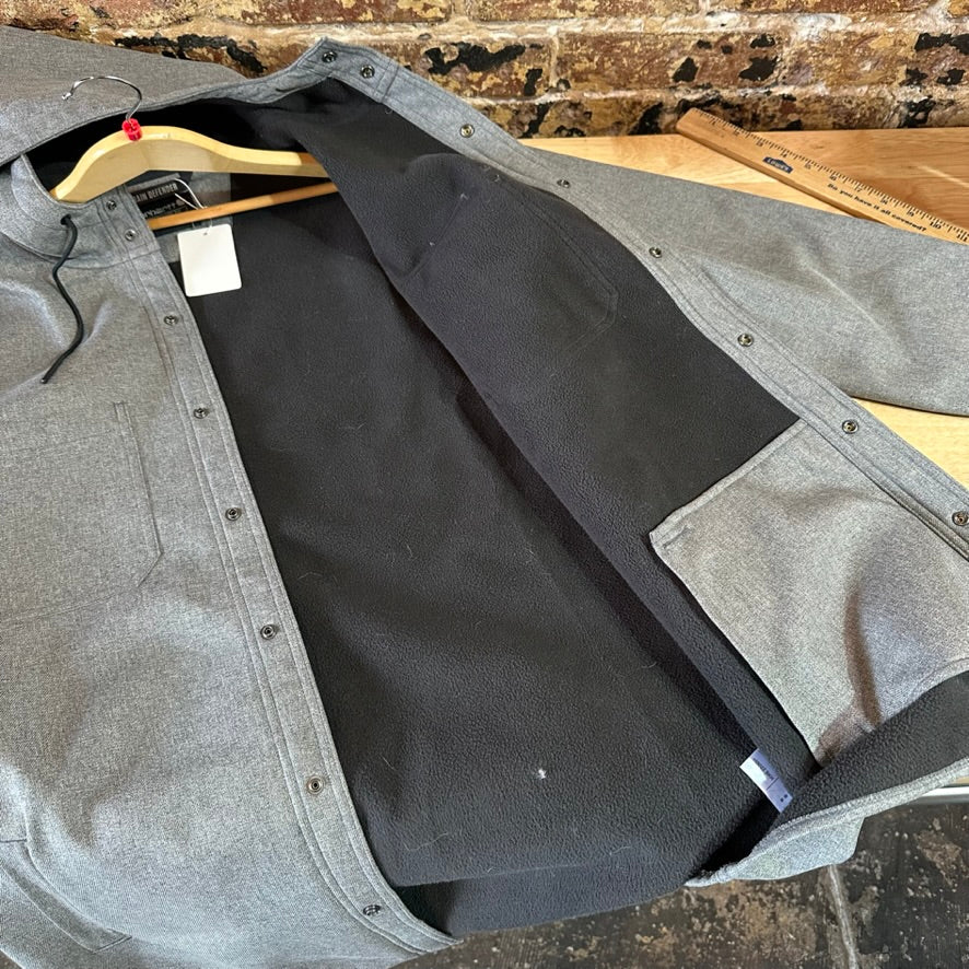 Carhartt Mens Large Gray Rain Defender Jacket