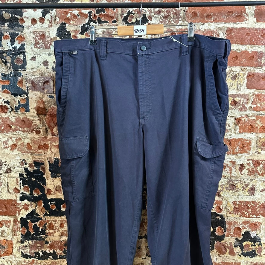 Carhartt FR Mens 42x34 Blue Cargo Pants