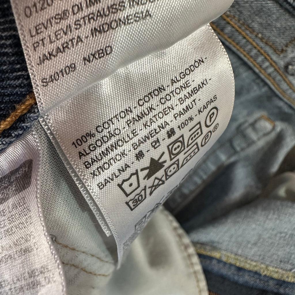 Levi's 550 Mens 38x29 Blue Jeans