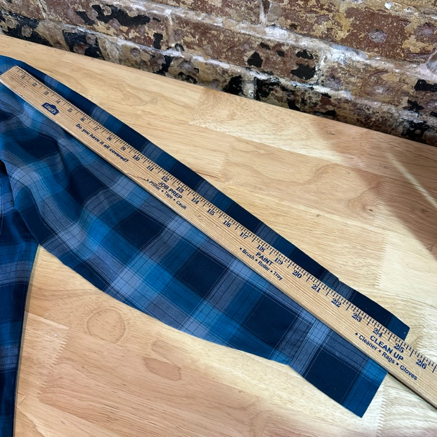 Ely Cattleman Men's Large Blue Western Shirt