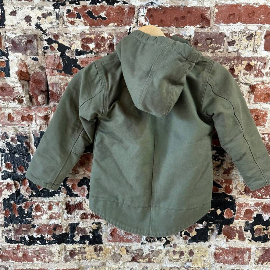 Carhartt Toddler 4 Green Hooded Jacket