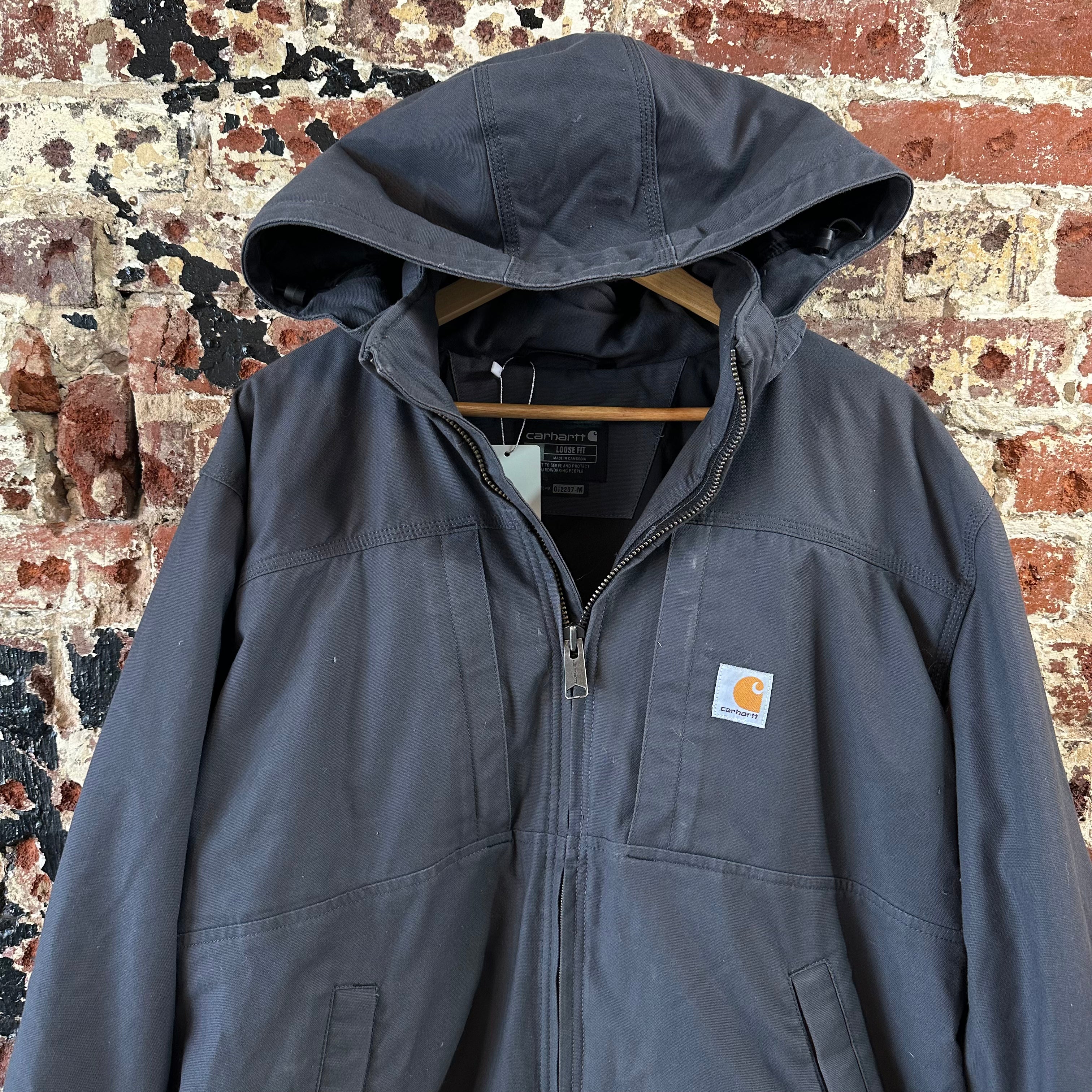 Carhartt Mens Large Gray Full Swing Jacket