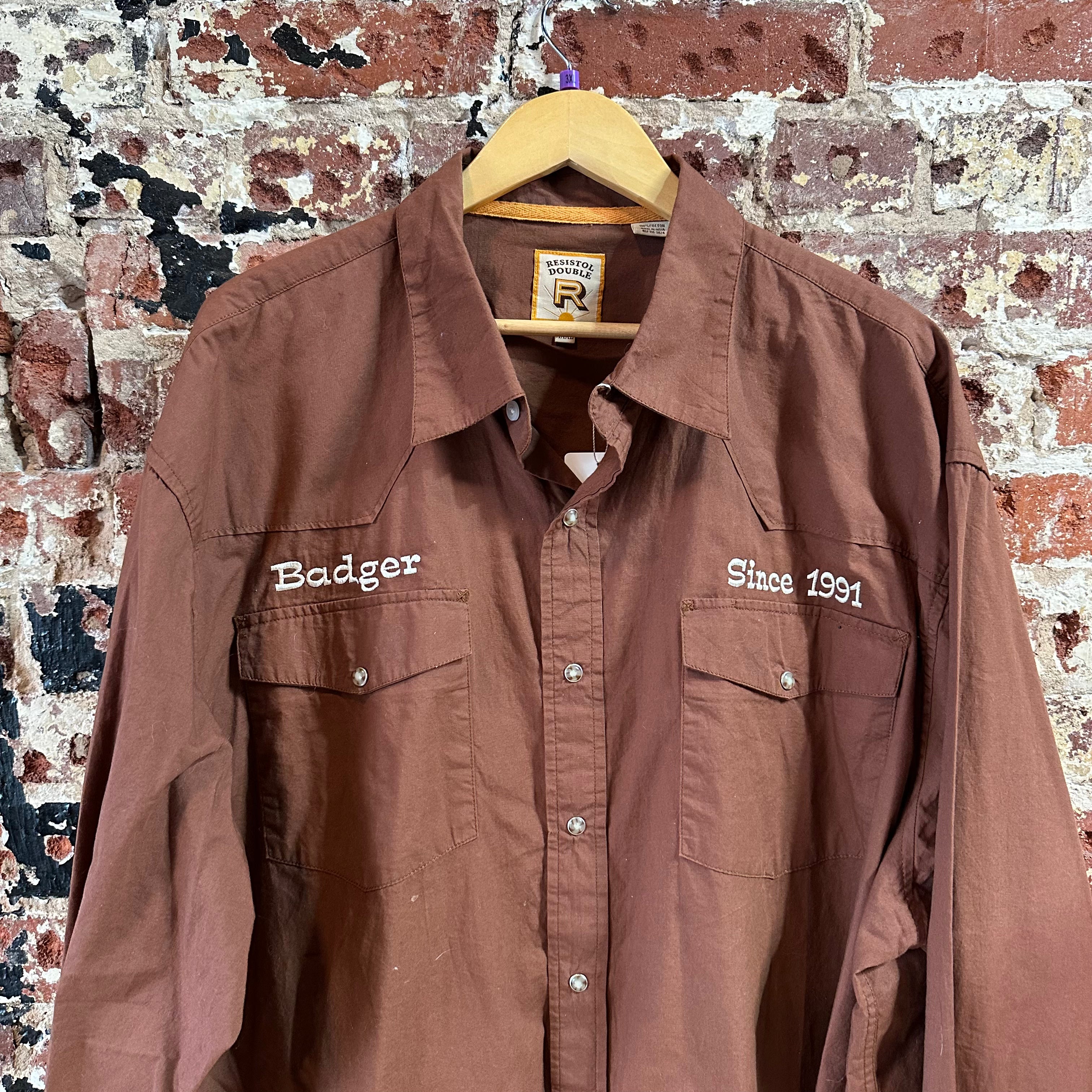 Resistol Mens 3XL Pearl Snap Western Shirt