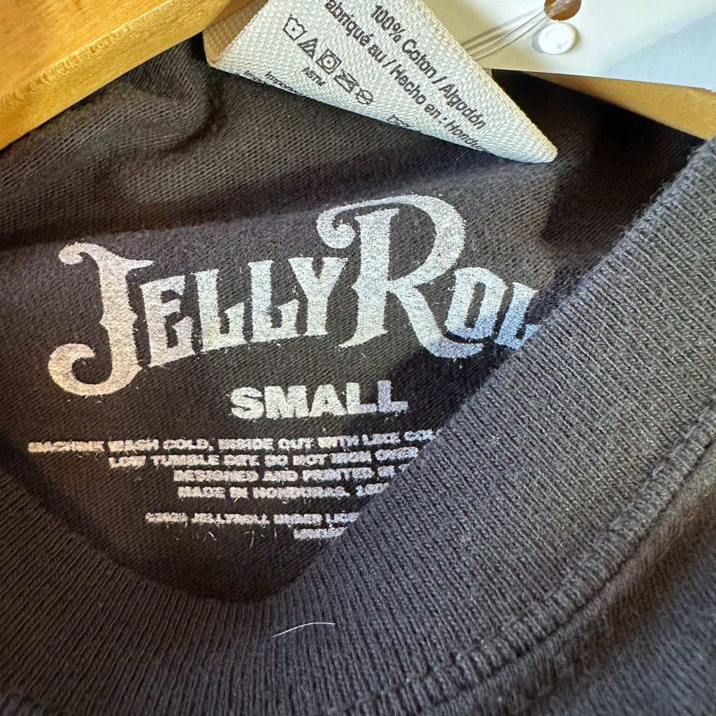 Jelly Roll 2025 Beautifully Broken Tour T-shirt Small Black Comfort Colors S/S