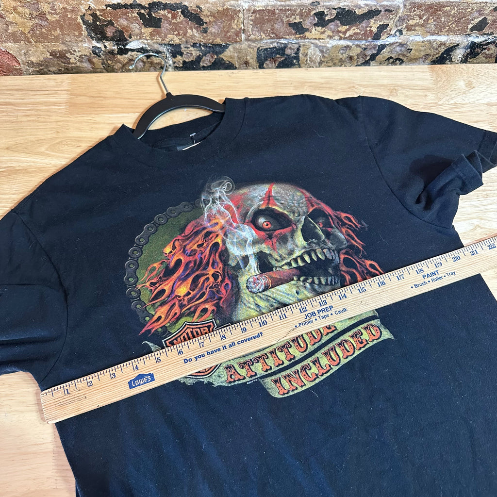 Harley Men's Large S/S Black Shirt