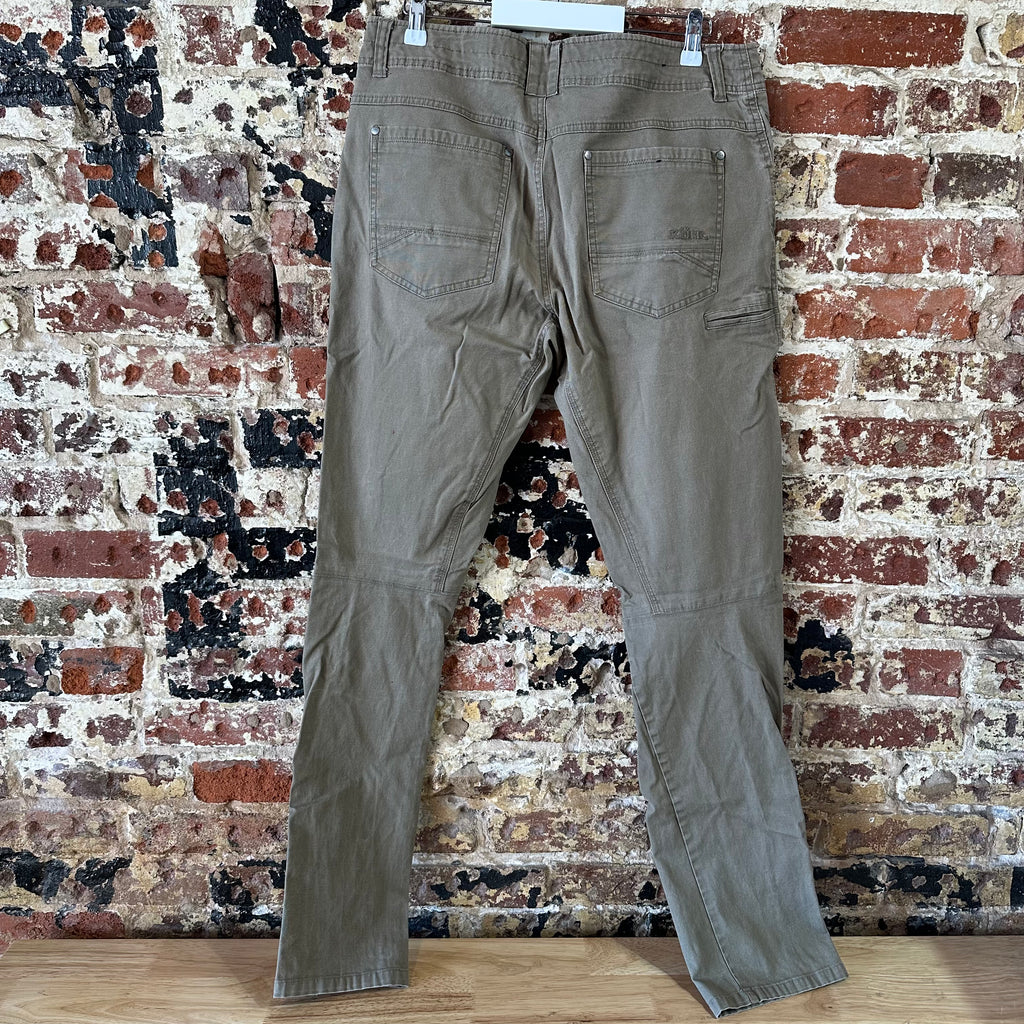 Kuhl Pants Men's 34x36 Tan Free Kanvus Jeans Canvas Stretch Hiking Outdoor