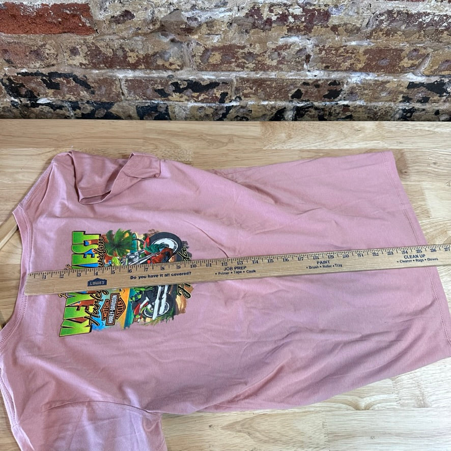 Harley Davidson Women's XL Short Sleeve Pink T-Shirt V-Neck NEW