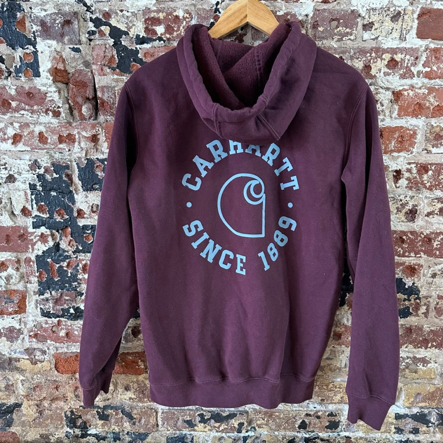 Carhartt Men's Small Hoodie Logo Port Sleeve Back Logo loose rain defender