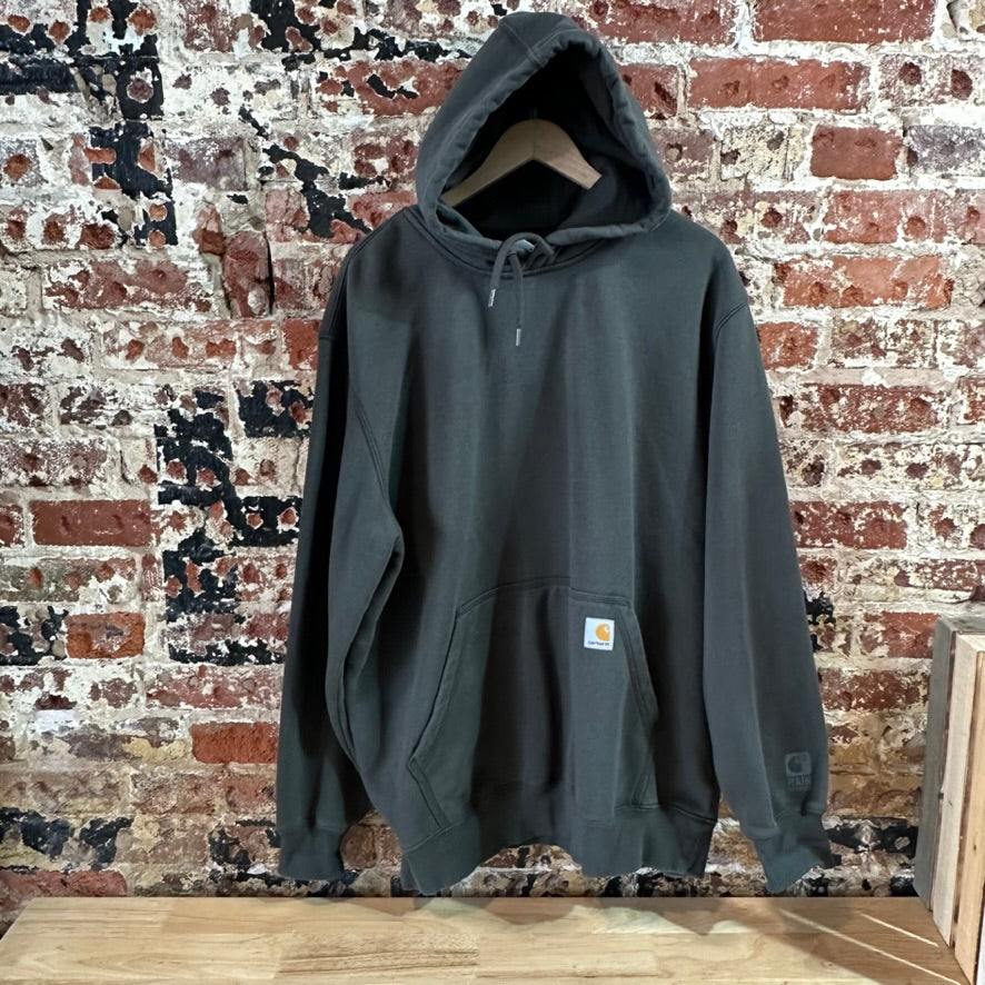Carhartt Green Hoodie Sweatshirt Mens XL