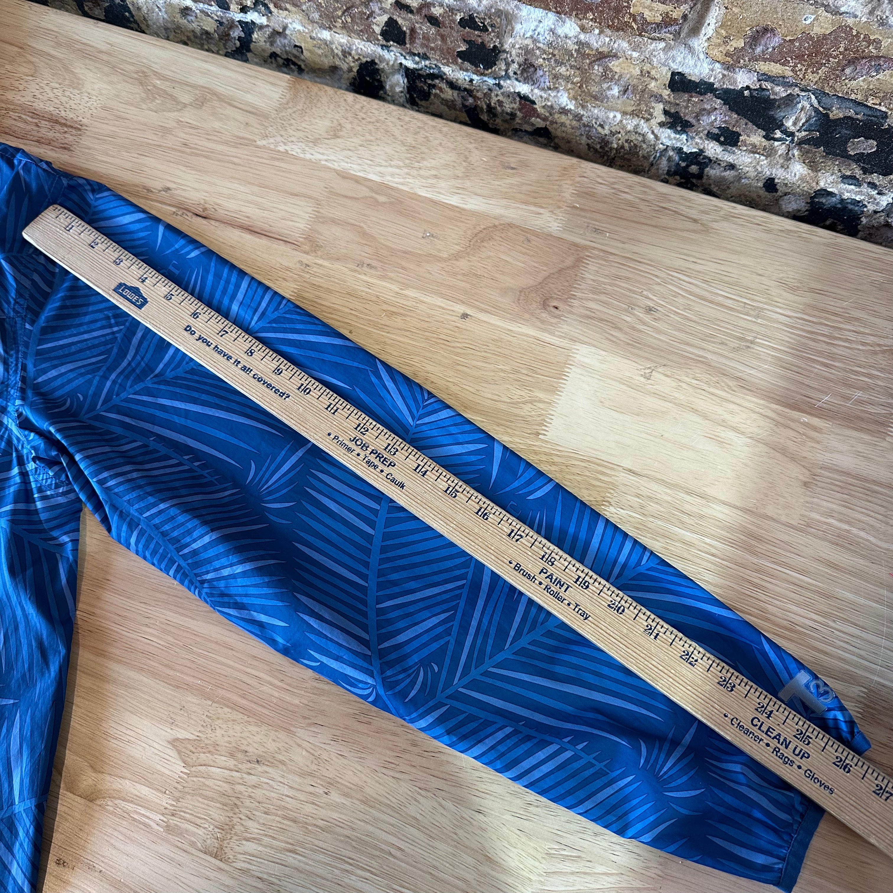 Southern Tide Men’s Windbreaker Hoodie Size Large Blue Palm Floral Full Zip