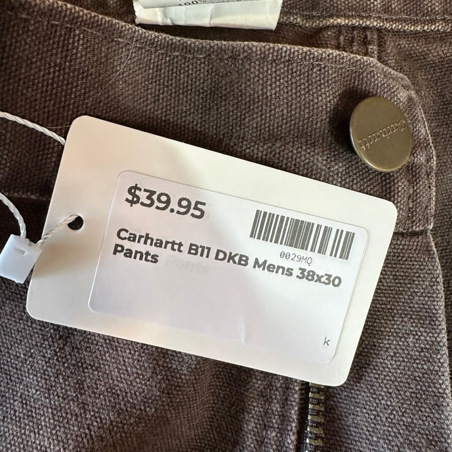 Carhartt B11 DKB Mens 38x30 Pants