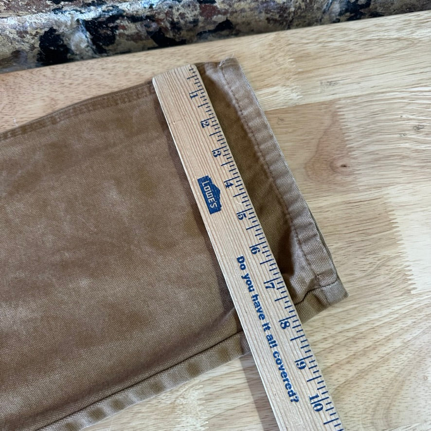 Dickies Mens 30x32 Duck Canvas Carpenter Brown Utility Pants Grunge Work