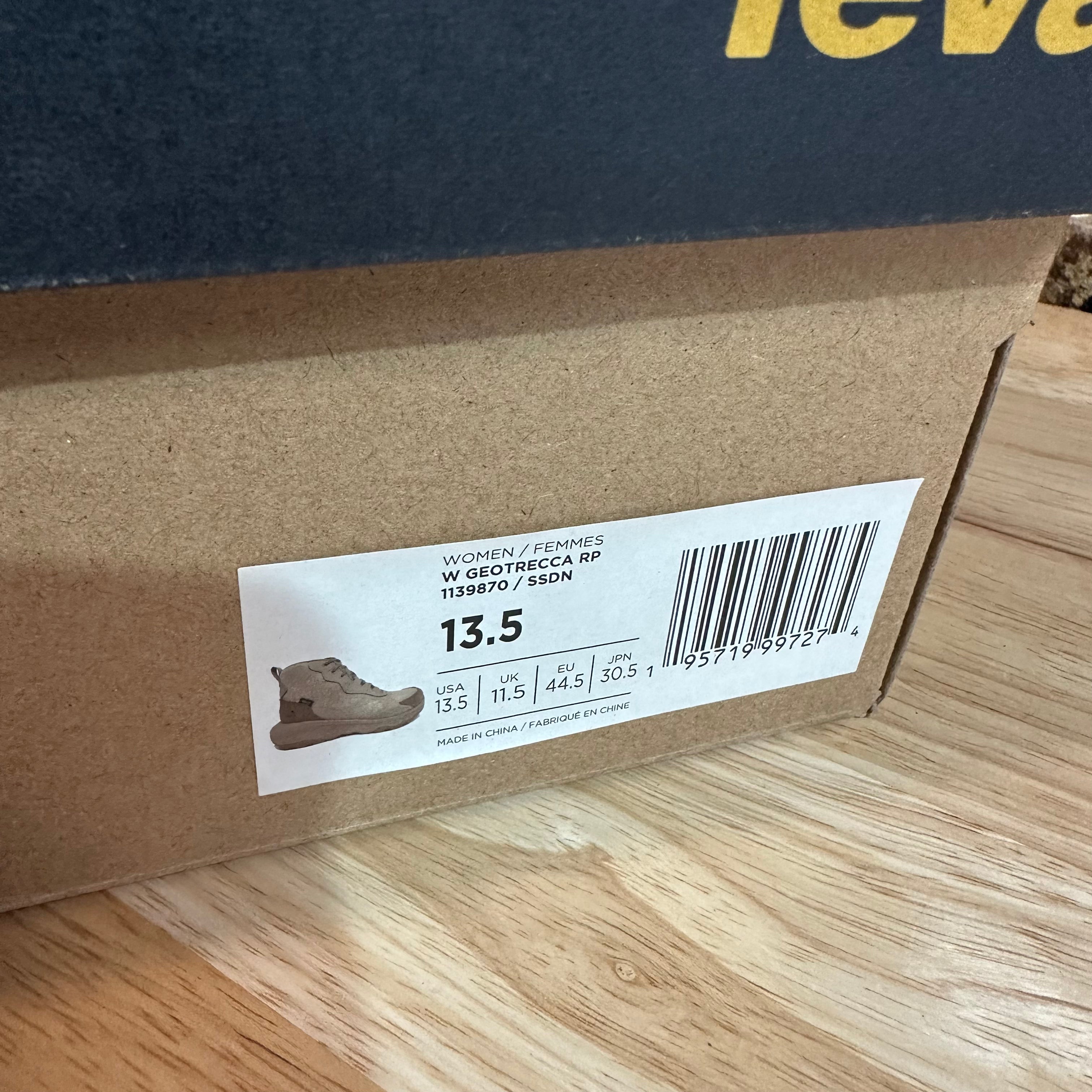 Teva Womens 13.5 Geotrecca Rapid Proof Sesame Sand Dune Lace Up Hiking Boots NEW