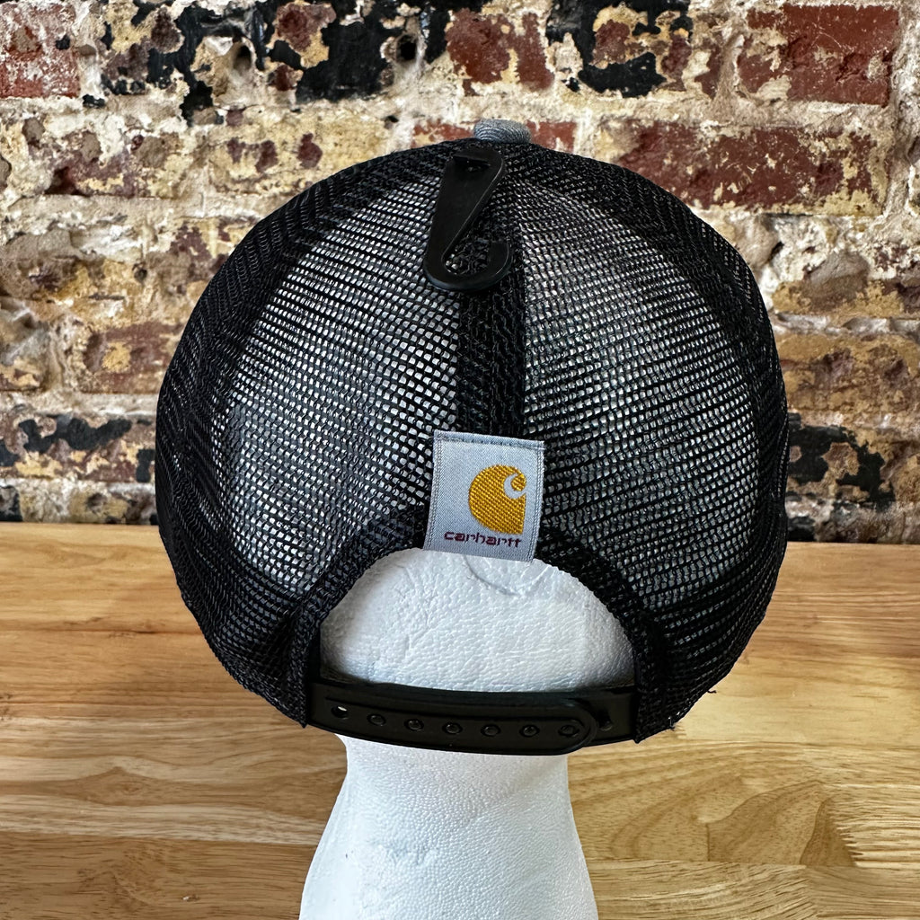 Carhartt Force Twill Mesh-Back Hamilton SnapBack Trucker Hat White Gray New