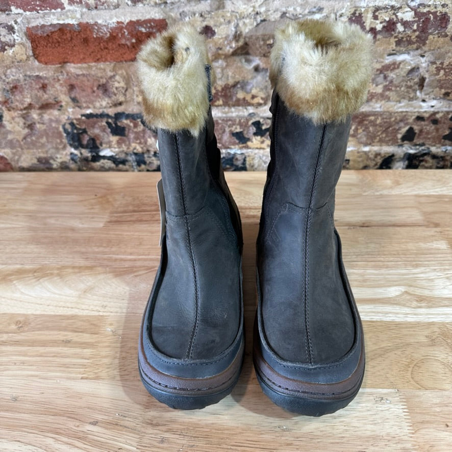 Merrell Decora Chant Black Womens 9 Waterproof Leather Insulated Winter Boots