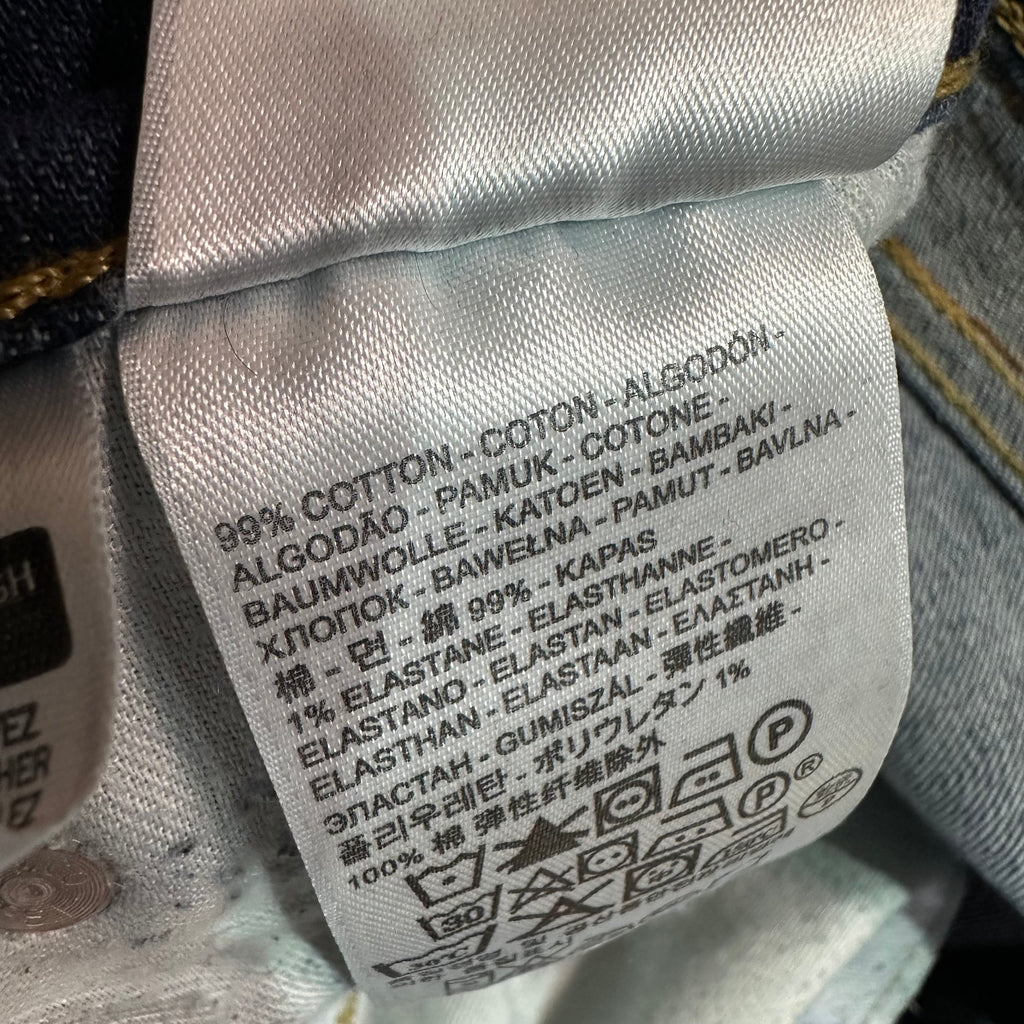 Levi's 513 Mens 38x32 Blue Jeans