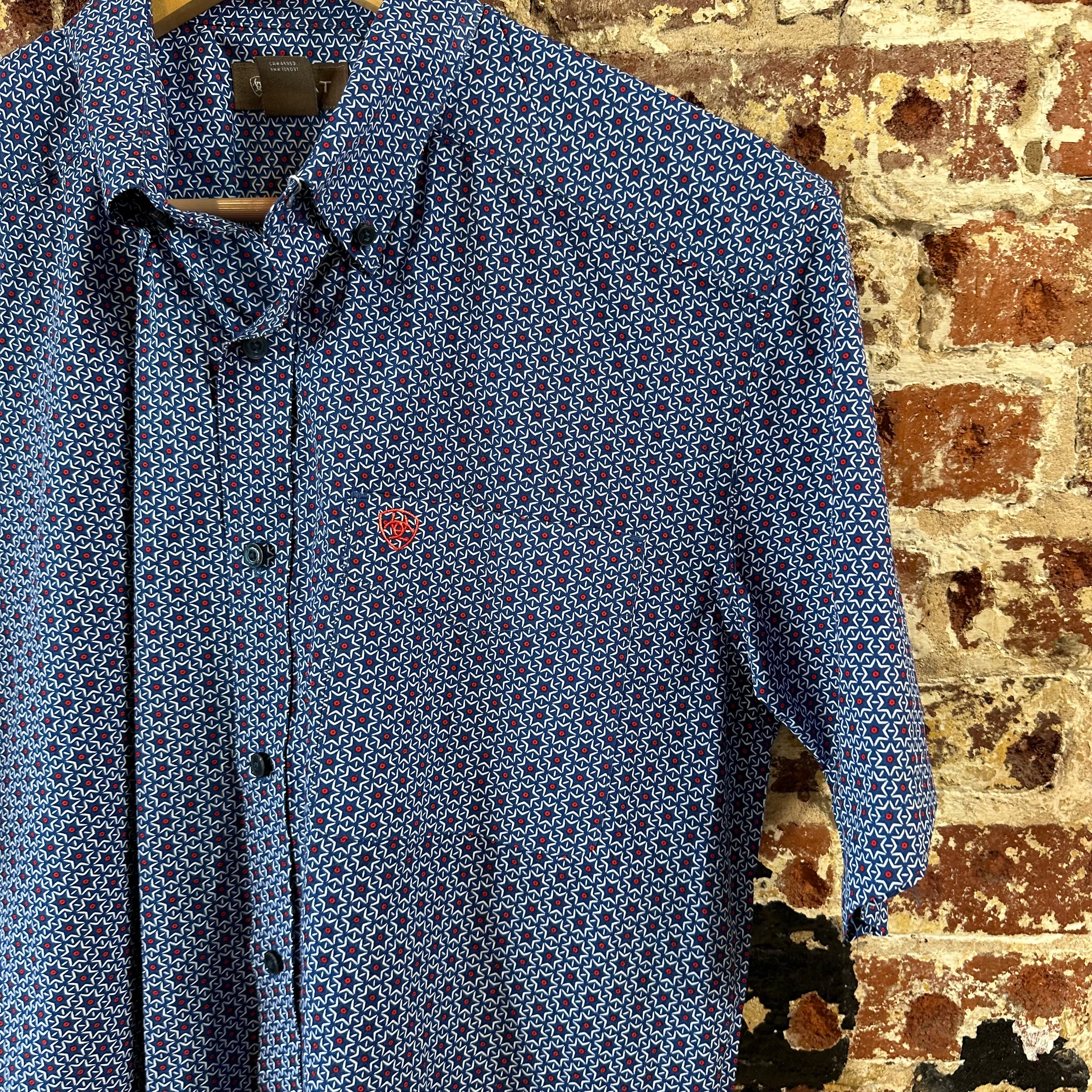 Ariat Button Up Shirt Mens Medium Western