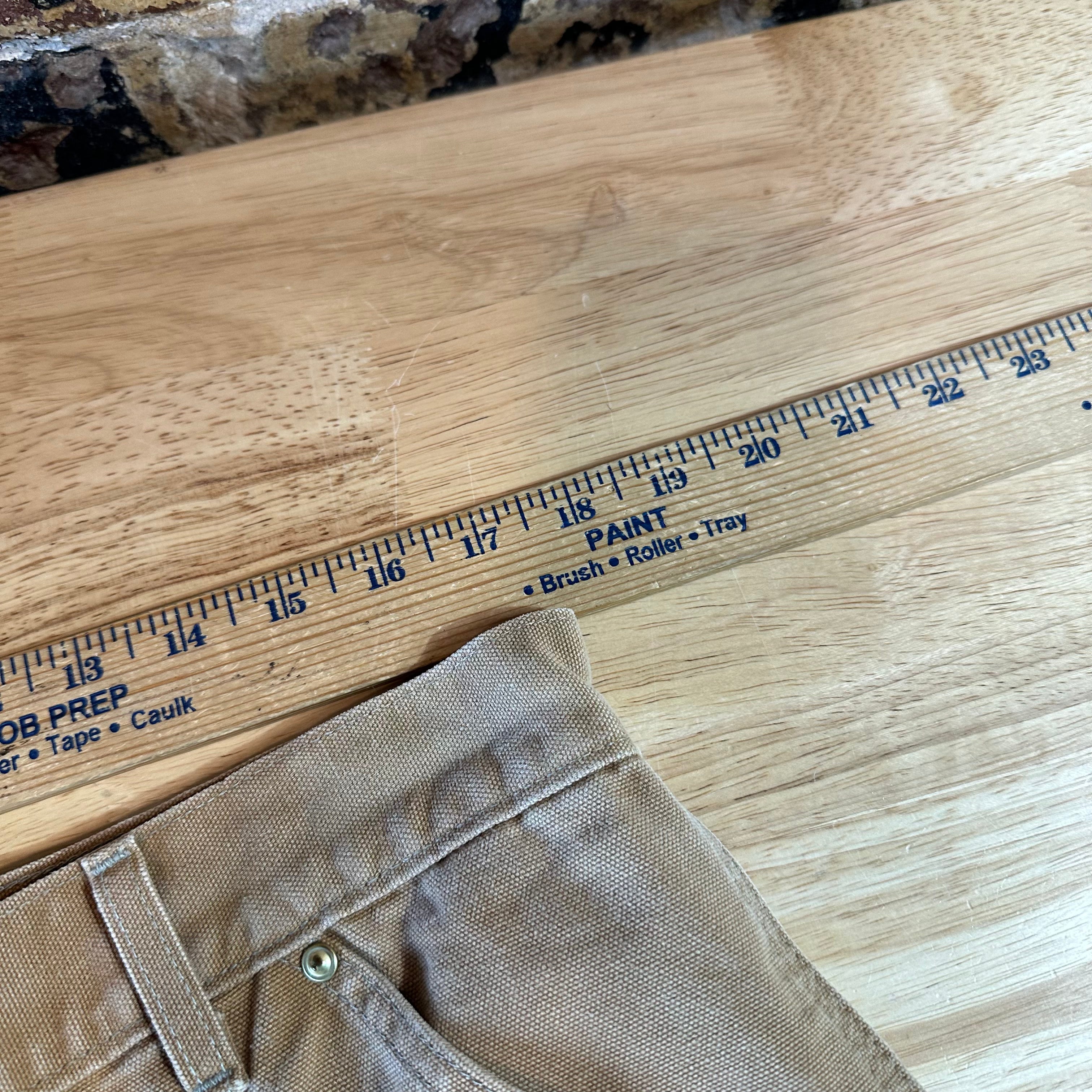 VTG Carhartt B01 BRN Mens 38x36 Double Knee Pants