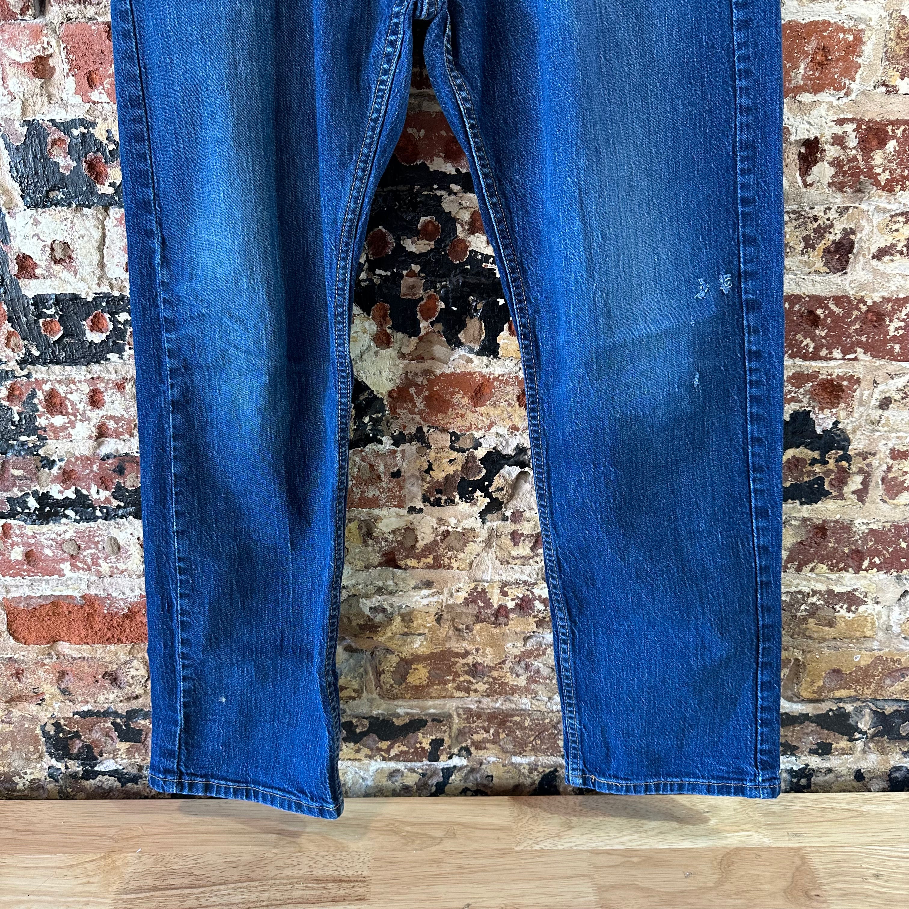 Levis 505 Mens 36x29 Blue Jeans
